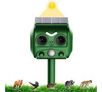 WARDBES Répulsif Chat Extérieur 2025B, Répulsif Chat Chien Jardin pour Chats, Oiseaux, Renard, Souris et Rat, Pigeon, Lapin, Repulsif Ultrason Chat Solaire Ultrason Anti Chat Chien,USB