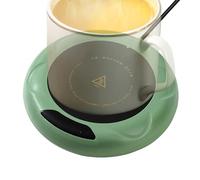 Warder tasses à café - ABS 4.57x4.57x0.98in USB Smart Heating Coaster | Warmér, 3 réglages de température, lait et thé wařmer, boisson électrique portable Warmdeř | Bureau, maison, bureau