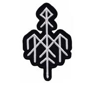 Wardruna Runaljod Logo Écusson brodé en tissu Patch (thermocollant, compact, 1 pièce)