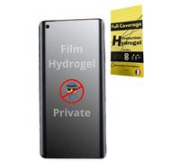 WardSan [1 Pièce Pour Oppo Reno 6 Pro/RENO 4 PRO 6.55" - Films de Protection d'écran Hydrogel Anti-Espion Private 3D | support selfie | Anti-choc | Protecteur TPU souple |Mieux qu'un verre trempé