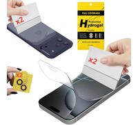 WardSan 2 Films Avant+Arriere+Camera pour Apple iPhone 15 - Anti-Choc