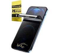WardSan [2 Pièce Pour iPhone 15 Pro Max - Films de Protection d'écran Hydrogel Anti-Espion Private 3D integrale | Anti-Spy | Anti-choc | (iPhone 15 Pro Max)
