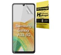WardSan Film de Protection écran Hydrogel 3D pour SAMSUNG GALAXY A33 5G | protection intégrale 3D | Transparente invisible | Compatible avec coques,housse, étui, TPU souple | Protecteur vitre