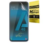 WardSan Film de Protection écran Hydrogel 3D pour SAMSUNG GALAXY A40 | protection intégrale 3D | Transparente invisible | Compatible avec coques,housse, étui, TPU souple | Protecteur vitre