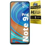 WardSan [Pack 3 Pièces Film de Protection intégrale écran Hydrogel 3D pour Xiaomi Redmi Note 9 Pro/Note 9s | Transparente Anti-choc | Compatible avec coques,housse, étui | Protecteur vitre