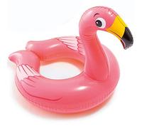 Warenhandel König Bouée de natation aquatique - Jouet pour le bain, la pataugeoire - Tête d'animal - Différents motifs (flamant rose)