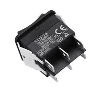 WARFEL Interrupteur 1 pc HY12-9-3 6 Broches Interrupteur à Bascule électrique Industriel 125/250 V Interrupteur à Bouton-Poussoir Interrupteur Marche-arrêt-Marche