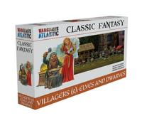 Wargames Atlantic: Classic Fantasy - Villageois (2) Elfes et Nains