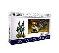 Wargames Atlantic - Les Guerres de Napoléon : Réserve prussienne 1813-1815 (60 figurines en plastique dur multi-pièces de 28 mm)