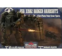 Wargames Atlantic Marcher: USA X19A2 Badger Hardsuits