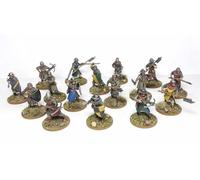 Wargames Atlantic, The Age of Chivalry, Foot Serjeants (1100-1320), figurines en plastique dur de 28 mm