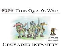 Wargames Atlantic, This Quar's War, Quar Crusader Infantry, Miniatures en plastique dur de 28 mm