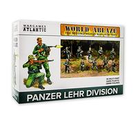 Wargames Atlantic World Ablaze - La Seconde Guerre mondiale 1939-1945 : division allemande Panzer Lehr (30 figurines en plastique dur multi-parties de 28 mm)