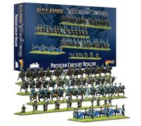 Wargames Delivered - Black Powder War Epic Battles Waterloo Campagne de Cavalerie Prusse Brigade de Cavalerie 28 mm Miniatures Wargaming, 3 unités de cavaleries, lot numérique - Kit de modèles de figurines d'action par Warlord Games
