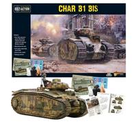 Wargames Tank d'action Warlord Games Char B1 oîte en plastique) Miniatures de 28 mm + Digital Tank War - Kit de modèle de réservoir militaire et jeux miniatures