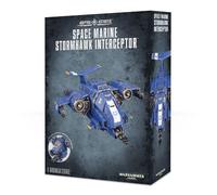 Games Workshop - Kit de modèle Warhammer 40k - Space Marine Stormhawk Interceptor - 28 mm environ - Plastique - Adulte - Science Fiction ou guerre - Non pliable