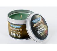 Warhammer 40 000 Chaos Gods Nurgle Candle - Bougie parfumée dans une boîte décorative - Idéale pour les fans, les joueurs et les collectionneurs - Cadeau parfait pour la salle de jeu ou la décoration