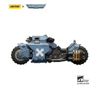 Warhammer 40,000 Raider-modèle Combat Bike Space Wolves avec fusils à double bou