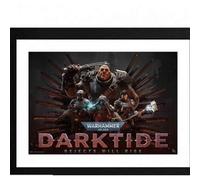 WARHAMMER 40.000 - Tirage encadré "Darktide" (30x40 )