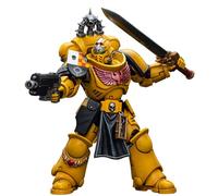 Warhammer 40k - Figurine 1/18 Imperial Fists Lieutenant With Power Sword 12 Cm