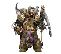 Warhammer 40k Figurine d'action 1/18 Death Guard Deathshroud Terminator Championwith Manreaper and Plaguespurter Gauntlets 14 cm