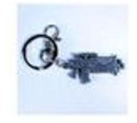 Warhammer 40k - porte-clés métal bolter metallic finish