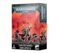 Games Workshop - Warhammer 40k Space Marine du Chaos Dark Apostle 99120102099 Noir
