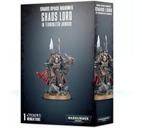Warhammer 40k - Space Marine du Chaos Lord en armure Terminator