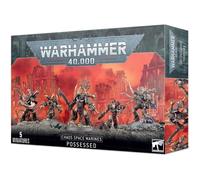 Games Workshop Figurine Warhammer 40k Space Marine du Chaos Possédés - Noir - TU