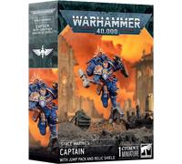 Warhammer 40k - Space Marines Primaris Capitaine avec Reacteur Dorsal et Bouclier Relique