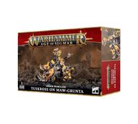Warhammer AoS - Ironjawz Orruk Kroboss sur Gueule ki Grogn