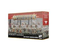 Warhammer Age of Sigmar Hobgrot Vandalz - Kit Miniature d'infanterie en Plastique de 20 pièces, 124 Composants, Bases Rondes de 25 mm, 450 transferts de Toboggan Aquatique - Non Peint
