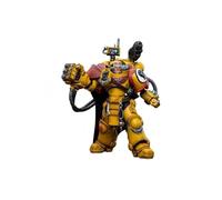Warhammer Third Captain Scale Figure BLOOMAGE JOYTOY (Beijing) Tech 40k : Imperial Fists Troisième Capitaine Tor Garadon Figurine échelle 1:18 Adulte Unisexe, Multicolore, Taille Unique