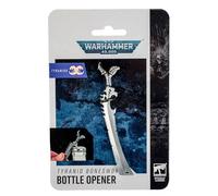 Warhammer Décapsuleur Tyranides 40 K - Ouvre-bière en forme d'épée d'os - Outil de bar en métal de collection - Cadeaux pour homme, papa, mari