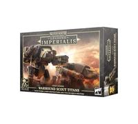 Warhammer Games Workshop Legions Imperialis - Warhound Scout Titans avec Turbo Laser Destructeurs et Méga-Bolters Vulcan [Epic Scale], Rouge, Blanc, Noir, Bleu, Blanc