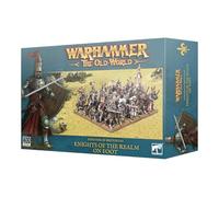 Warhammer Games Workshop The Old World : Royaume de Bretonnie - Chevaliers du Royaume à Pied - Noir