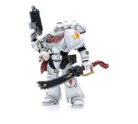 Warhammer JoyToy 40k Figurine Intercesseur d'assaut Batjargal White Scars Échelle 1/18
