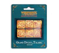 Warhammer : Old World Jeu de rôle Talabec The Great Arc - À partir de 14 ans - 6 dés D10 de qualité supérieure pour jeux de rôle sur table avec graphiques de prière