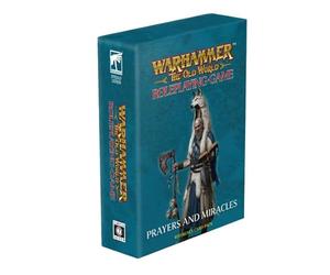 Warhammer : the Old World Jeu de rôle, prières et miracles | À partir de 14 ans | Cartes de capacité divine pour Warhammer RPG | Pouvoirs de foi de Sigmar, Ulric, Taal et plus de dieux