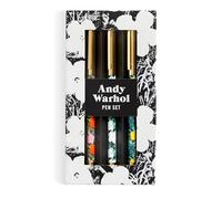 galison Ensemble de stylos Warhol Flowers Everyday