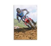 WARL Poster décoratif sur toile Lucas Oil Pro Motocross 2017 30 x 45 cm