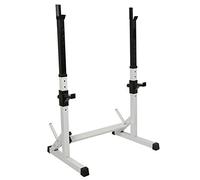 WARLA Rack Musculation, Rack Squat, Repose Barre Musculation Support pour haltères, réglable en Hauteur (80-150cm) et en Largeur (73-105cm), la Charge maximale est de 200KG