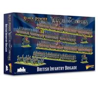 Warlord Black Powder Epic Battles Waterloo : Brigade d'infanterie Britannique Militaire Dessus de Table Wargaming Kit de Maquette en Plastique 312001001