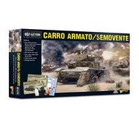 Warlord Bolt Action Carro Armato/Semovente Tank 1:56 Miniatures de table - Ensemble de soldats miniatures de la Seconde Guerre mondiale à peindre en plastique - Dessus de table non peint de 28 mm pour
