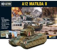 Warlord Games A12 Matilda II Réservoir d'infanterie en Plastique à l'échelle 1:56/28 mm pour Action Boulon - Miniatures de la Seconde Guerre Mondiale très détaillées