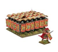 Warlord Games Early Imperial Roman Testudo - Miniatures en plastique à l'échelle de 28 mm pour grêle César miniatures très détaillées de l'ère antique