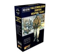 Warlord Games Équipes allemandes d'armes d'hiver Fallschirmjäger - Miniatures à l'échelle de 28 mm pour l'action de boulon, figurines très détaillées de la Seconde Guerre mondiale