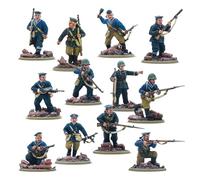 Warlord Games Escouade de brigade navale soviétique - - Miniatures à l'échelle de 28 mm pour l'action de boulon très détaillées Miniatures de la Seconde Guerre mondiale