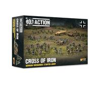 Warlord Games Grenadiers allemands - Croix de fer de l'armée - Échelle de 28 mm - Miniatures en plastique pour boulon - Figurines très détaillées de la Seconde Guerre mondiale
