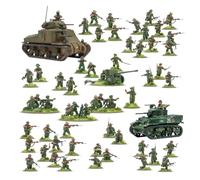 Warlord Games Gurkha Starter Army Bolt Action | Miniatures en plastique à l'échelle de 28 mm pour l'action de boulon, figurines très détaillées de la Seconde Guerre mondiale